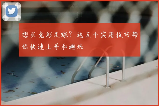 想买竞彩足球?这五个实用技巧帮你快速上手和避坑